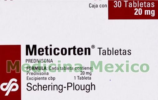 Meticorten 20 mg 30 Tabs, Prednisone